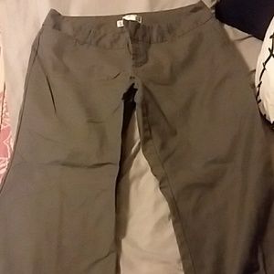 Grey flair slacks